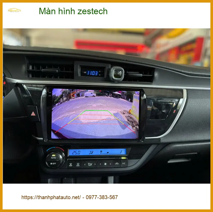 Anh Duy lắp màn hình Zestech Toyota Vios Quận 9: giải trí đỉnh cao ảnh thực tế 5