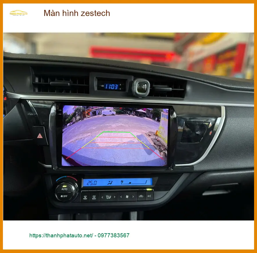 Anh Tấn lắp màn hình Zestech cho Hyundai Accent tại Thủ Đức ảnh thực tế 4