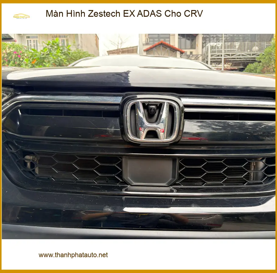 Anh Bách lắp Màn Hình Zestech EX ADAS cho CRV để lái xe an toàn hơn tại Củ Chi