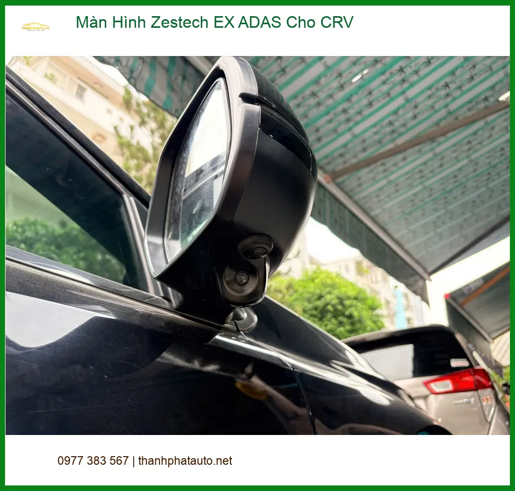Anh Bách lắp Màn Hình Zestech EX ADAS cho CRV để lái xe an toàn hơn tại Củ Chi ảnh thực tế 4