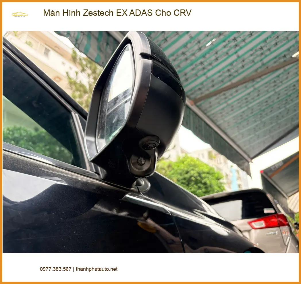 Anh Cường lắp Màn Hình Zestech EX ADAS CRV ở Quận 8. ảnh thực tế 2