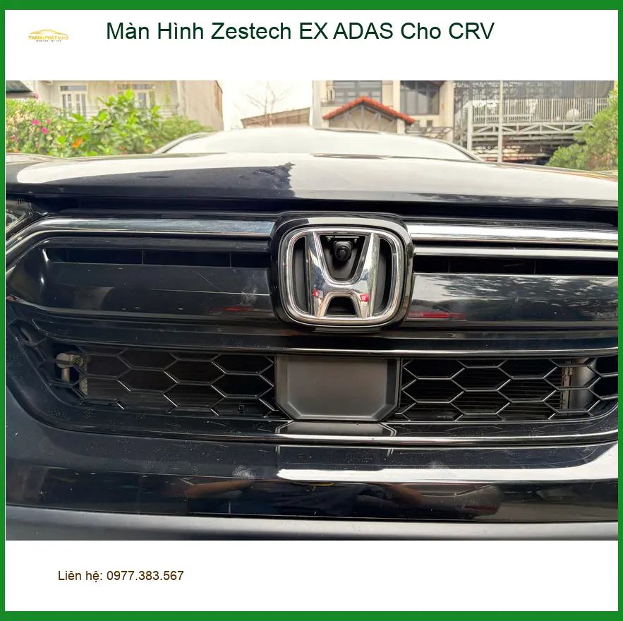 Anh Cường lắp Màn Hình Zestech EX ADAS CRV ở Quận 8. ảnh thực tế 3
