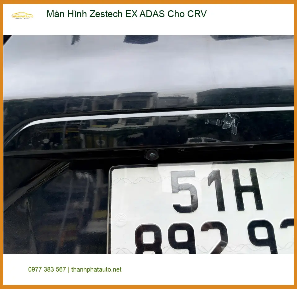 Anh Khải lắp Màn Hình Zestech EX ADAS cho CRV tại Quận Gò Vấp để nâng tầm tiện ích lái xe ảnh thực tế 4