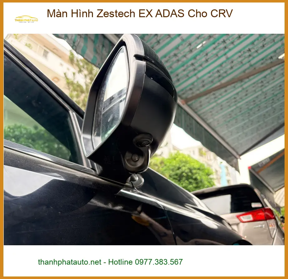 Chú Phước lắp Màn Hình Zestech EX ADAS cho CRV tại Bình Chánh