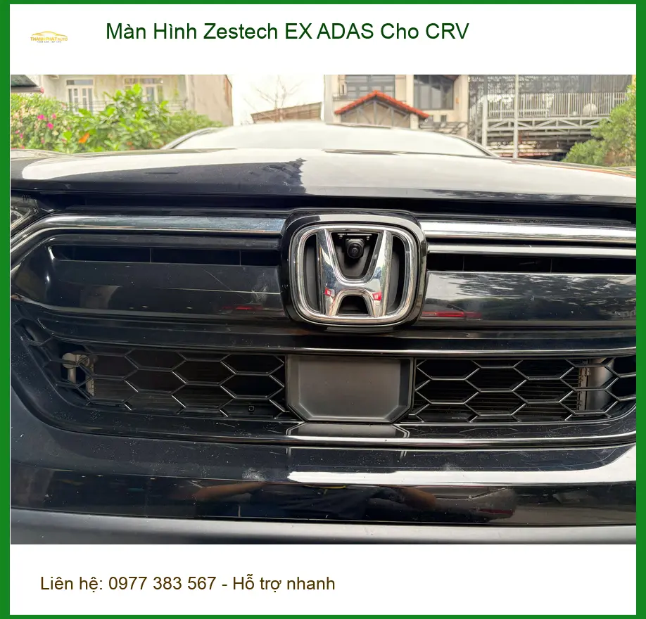 Anh Nam lắp Màn Hình Zestech EX ADAS cho CRV tại Quận 11 ảnh thực tế 3