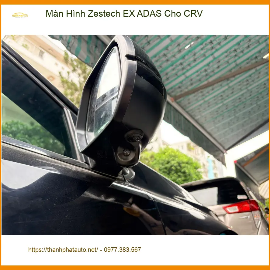 Anh Dũng lắp Màn Hình Zestech EX ADAS cho CRV tại Quận 1 an tâm lái xe trong phố ảnh thực tế 2