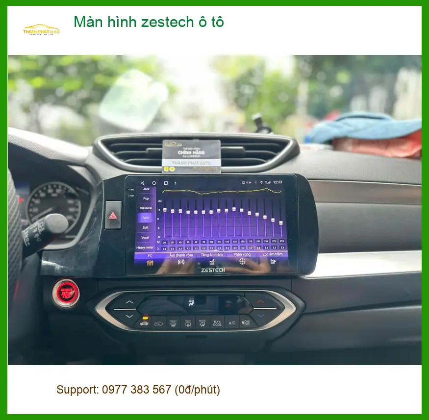 Anh Khải lắp Màn hình Zestech ô tô cho Kia Seltos tại Thủ Đức