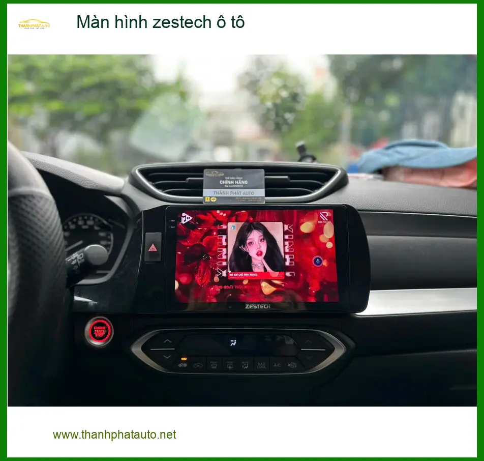 Anh Trọng lắp màn hình Zestech ô tô cho Hyundai Kona tại Quận 11 tiện đường đi làm