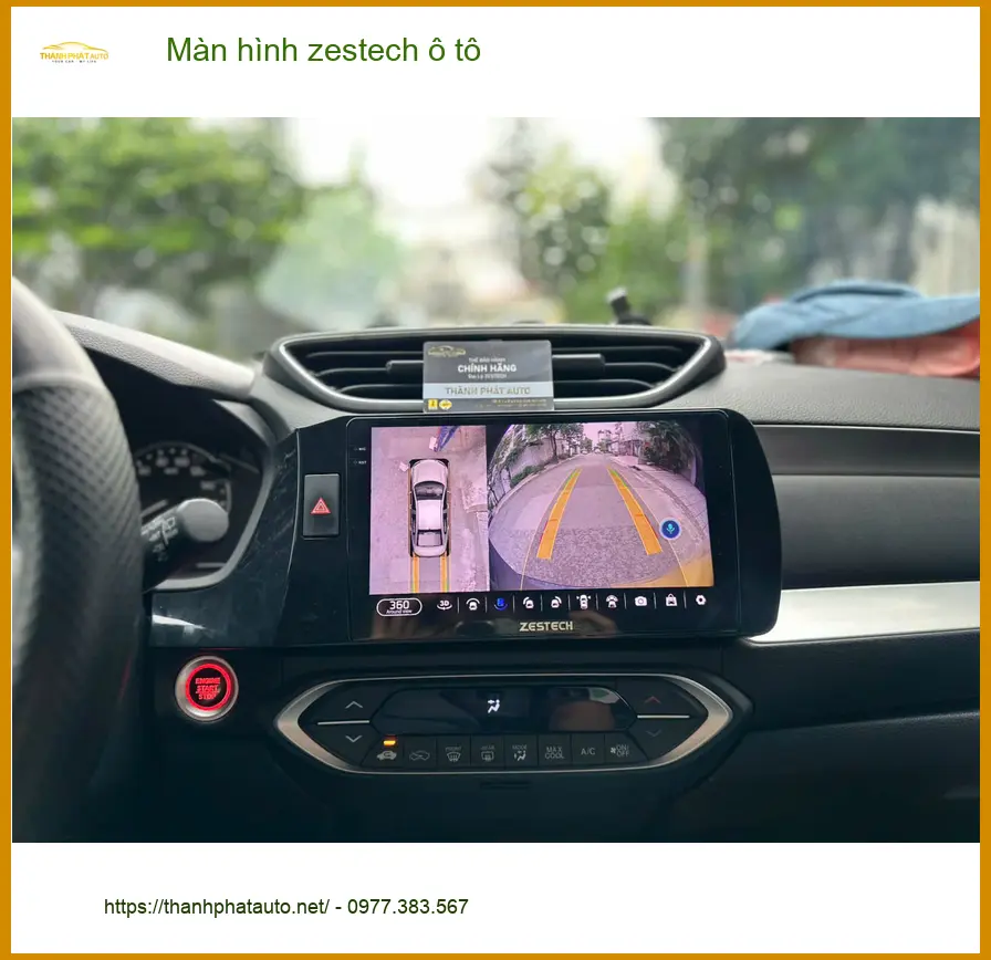 Anh Trọng lắp màn hình Zestech ô tô cho Hyundai Kona tại Quận 11 tiện đường đi làm ảnh thực tế 2