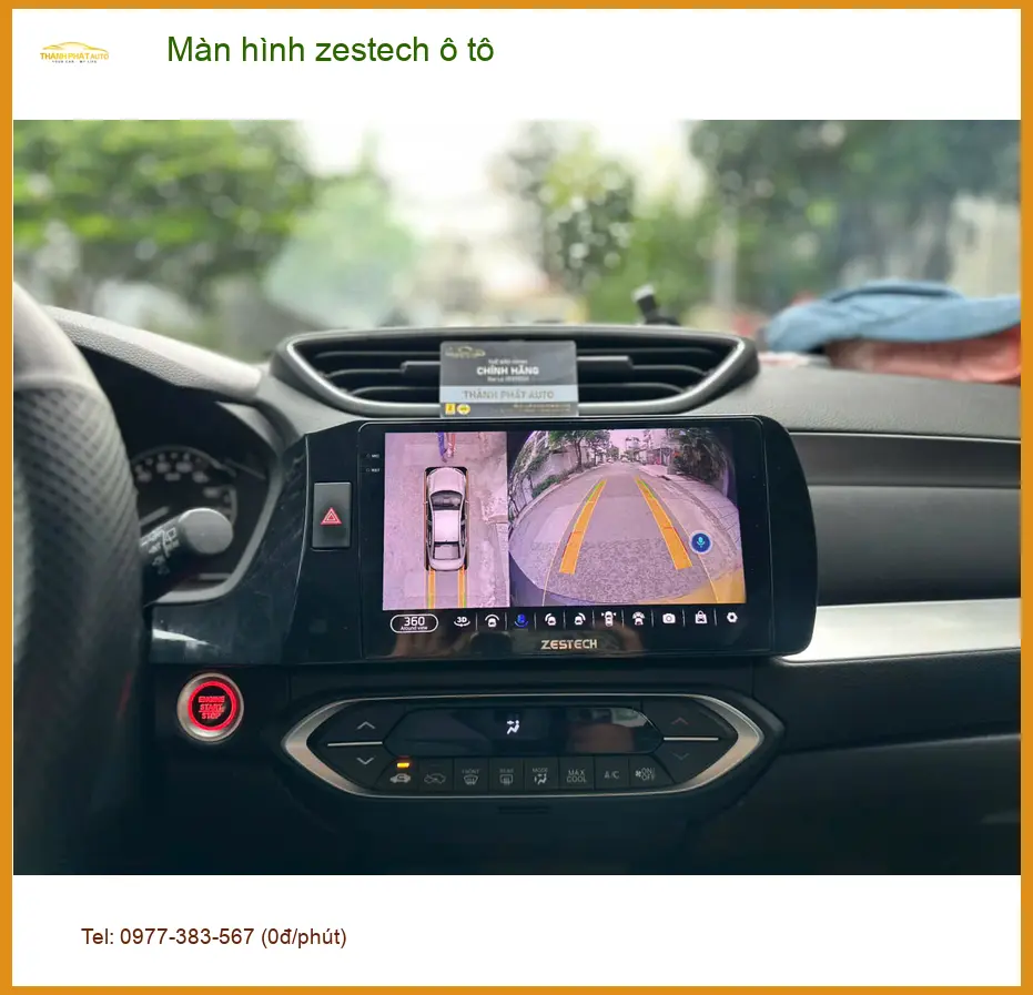 Anh Trọng lắp màn hình Zestech ô tô cho Hyundai Kona tại Quận 11 tiện đường đi làm ảnh thực tế 3