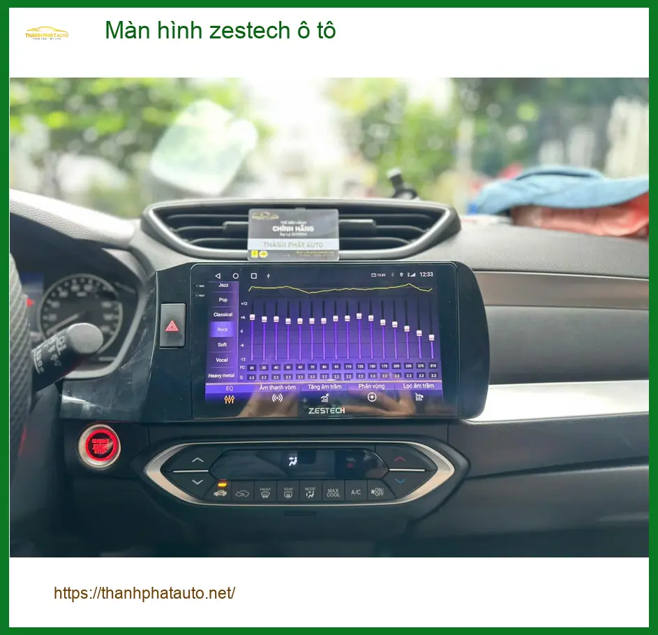 Anh Trọng lắp màn hình Zestech ô tô cho Hyundai Kona tại Quận 11 tiện đường đi làm ảnh thực tế 4