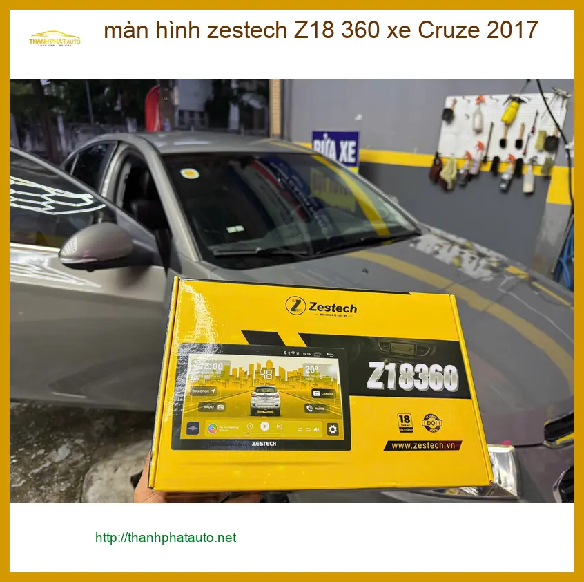 Anh Tùng lắp màn hình Zestech Z18 360 cho Cruze 2017 tại Quận Tân Bình vì muốn nâng tầm trải nghiệm ảnh thực tế 3