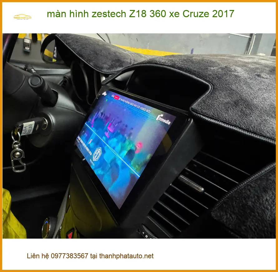 Anh Văn An nâng cấp màn hình Zestech Z18 360 cho Cruze 2017 ở Quận 9 ảnh thực tế 2
