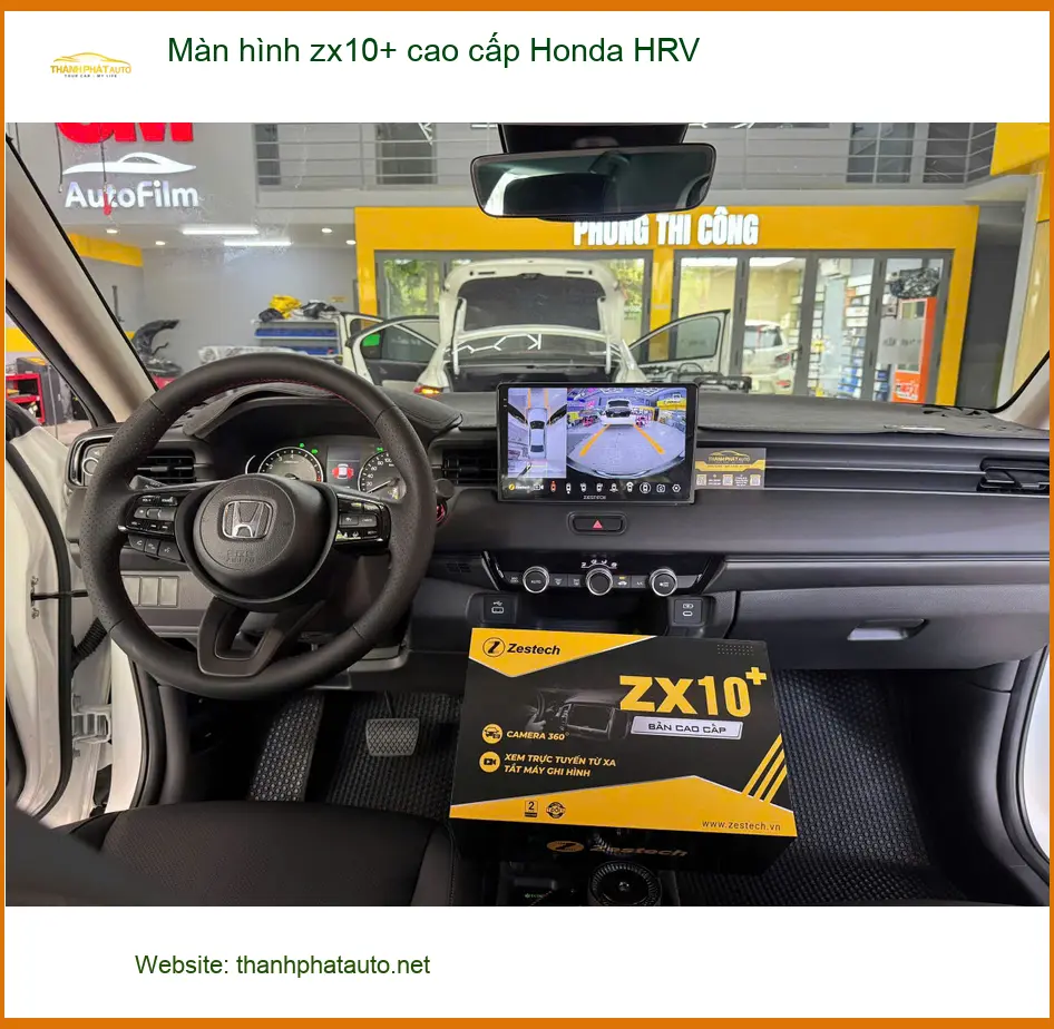 Anh Khánh nâng cấp màn hình ZX10+ cao cấp cho Honda HRV ở Cần Giờ