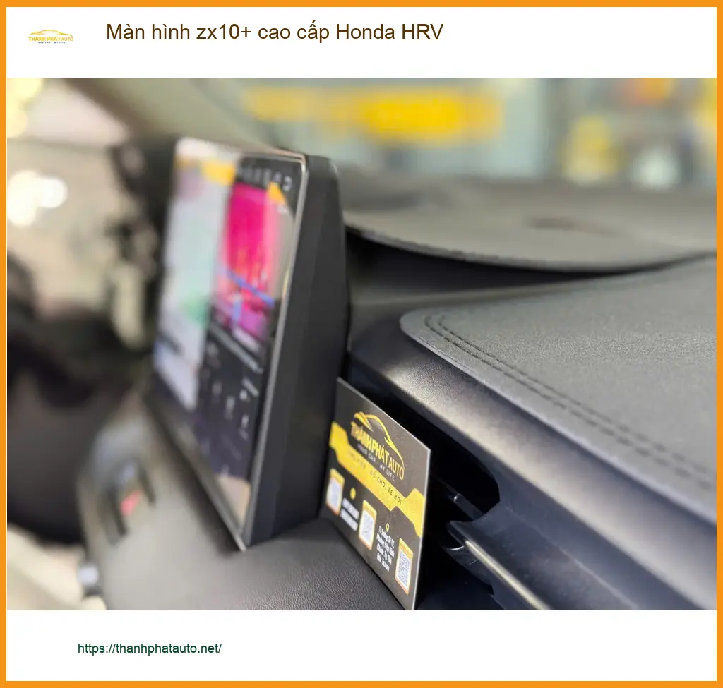 Chị Thảo My nâng cấp màn hình ZX10+ cao cấp Honda HRV ở Phú Nhuận