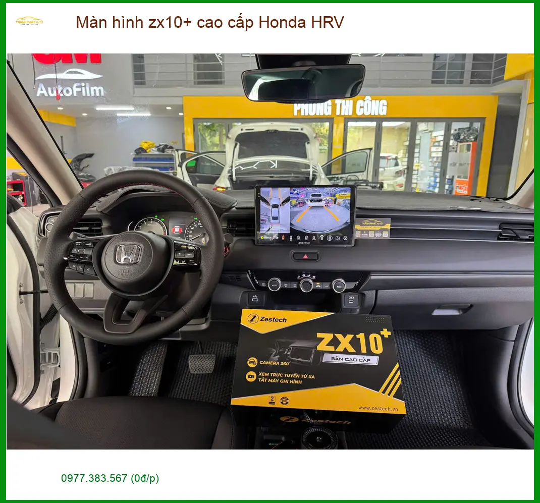 Anh Khải lắp màn hình ZX10+ cao cấp cho Honda HRV tại Quận 1. ảnh thực tế 2