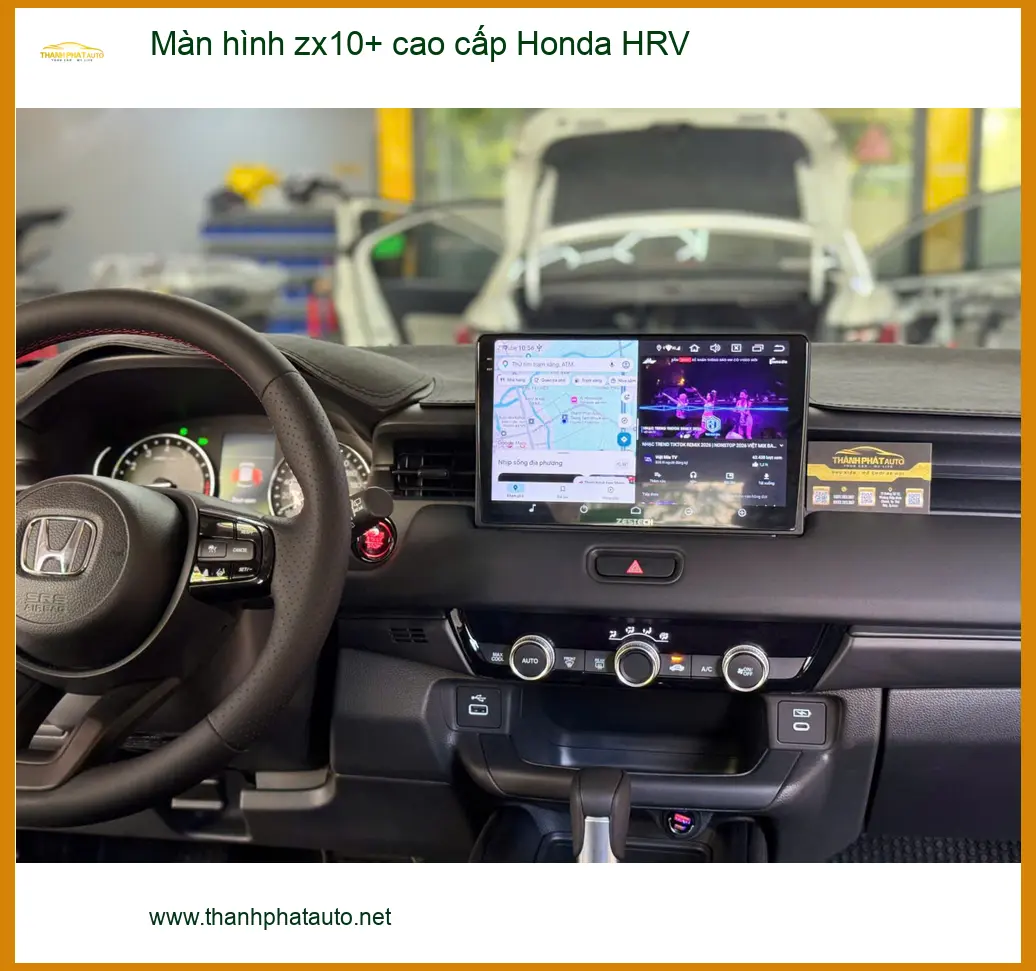Chị Thảo My nâng cấp màn hình ZX10+ cao cấp Honda HRV ở Phú Nhuận ảnh thực tế 4