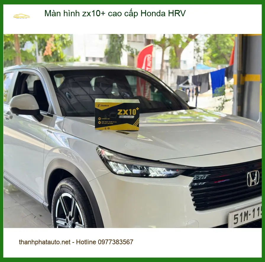 Anh Lâm lắp màn hình ZX10+ cao cấp Honda HRV tại Quận 7 ảnh thực tế 4