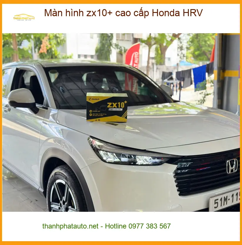 Anh Khánh nâng cấp màn hình ZX10+ cao cấp cho Honda HRV ở Cần Giờ ảnh thực tế 4