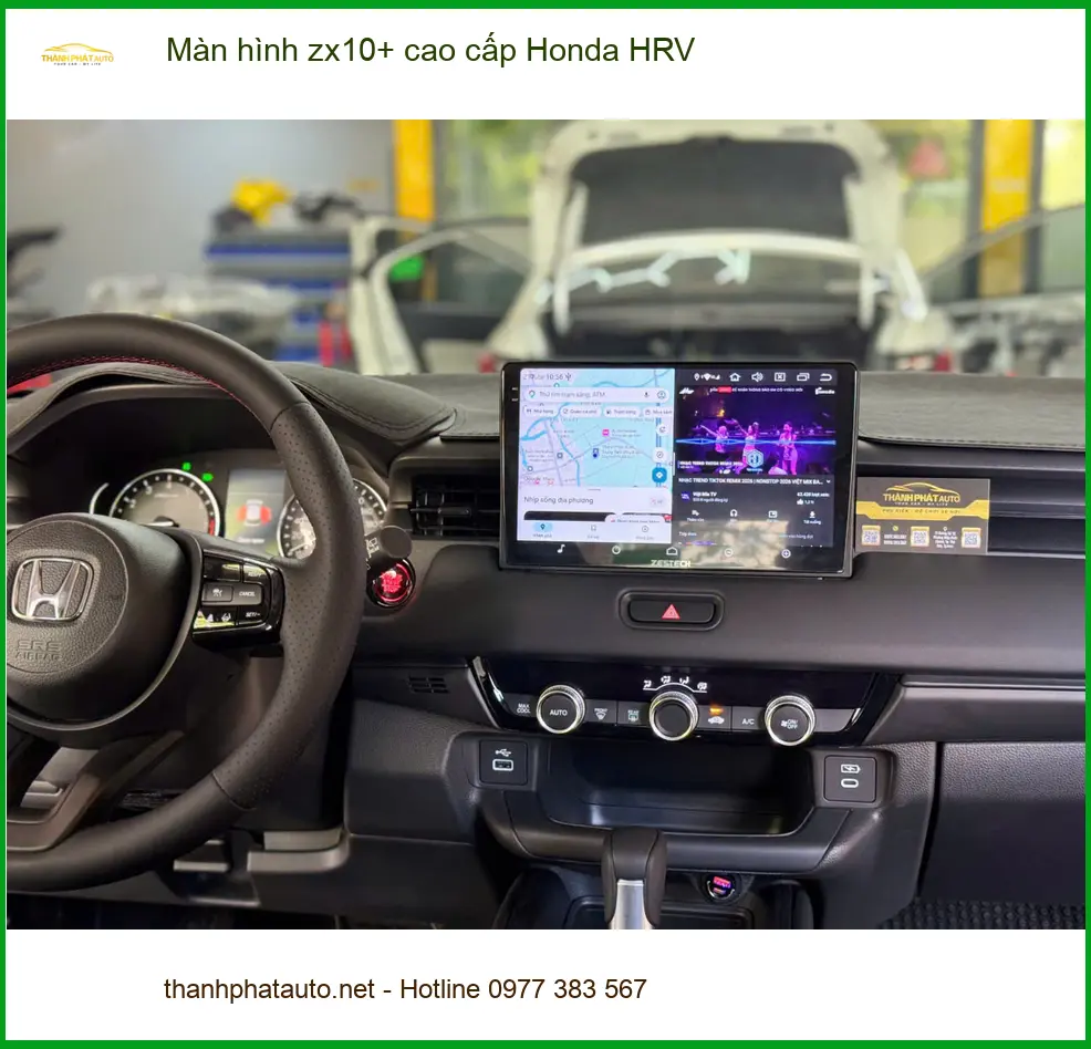 Chú Lân lắp Màn hình ZX10+ cao cấp cho Honda HRV tại Quận Bình Thạnh ảnh thực tế 2