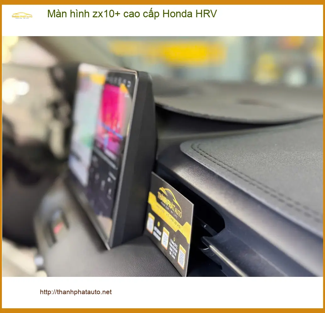 Chú Lân lắp Màn hình ZX10+ cao cấp cho Honda HRV tại Quận Bình Thạnh ảnh thực tế 3