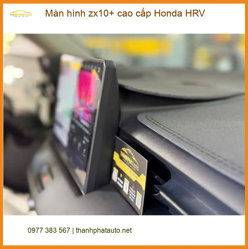 Anh Phi lắp màn hình ZX10+ cao cấp Honda HRV tại Quận 5 để giải trí đỉnh cao ảnh thực tế 3