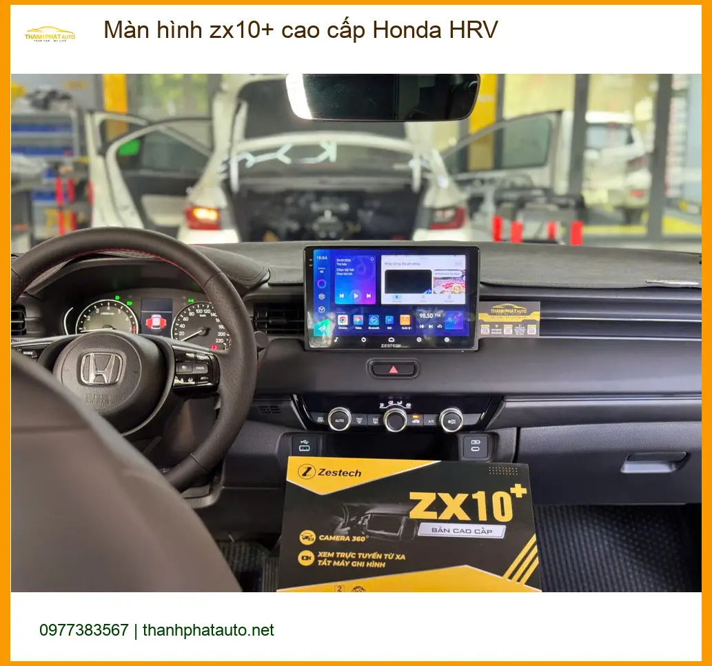 Bác Trí lắp màn hình ZX10+ cho Honda HRV tại Quận 10 nâng tầm trải nghiệm ảnh thực tế 3