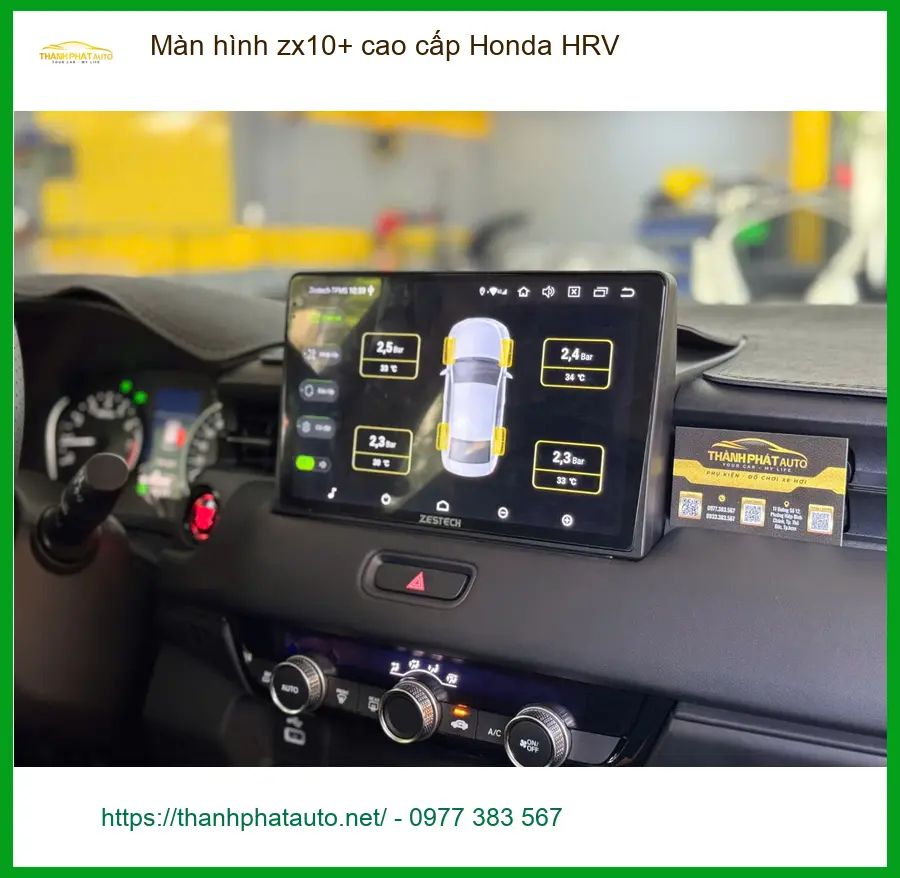 Chị Thư lắp Màn hình ZX10+ cho Honda HRV tại Quận Bình Tân để giải trí ảnh thực tế 4
