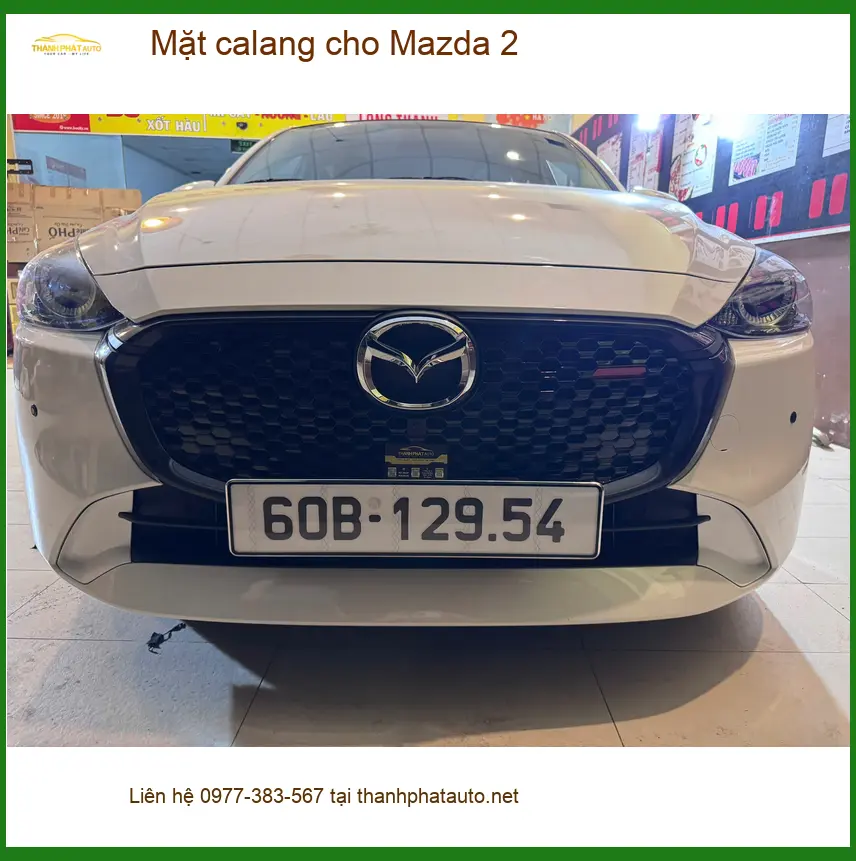 Chị Hương lắp mặt calang cho Mazda 2 tại Thủ Đức để đổi mới diện mạo xe ảnh thực tế 2