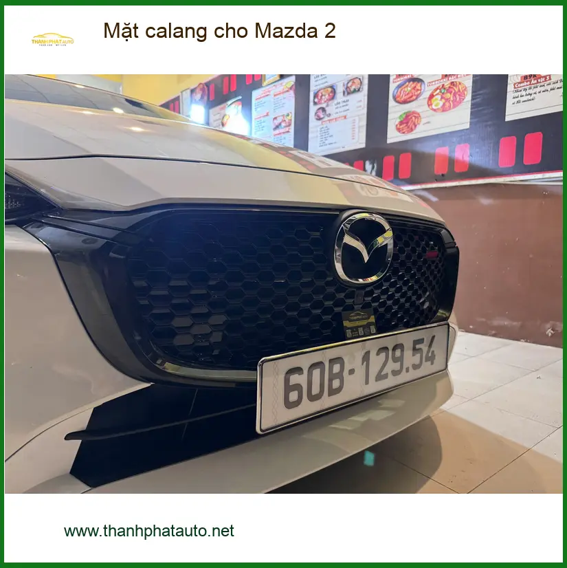 Anh Quang độ mặt calang cho Mazda 2 tại Nhà Bè để xe trông cá tính hơn ảnh thực tế 2