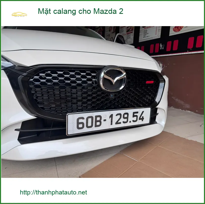 Anh Quang độ mặt calang cho Mazda 2 tại Nhà Bè để xe trông cá tính hơn ảnh thực tế 3
