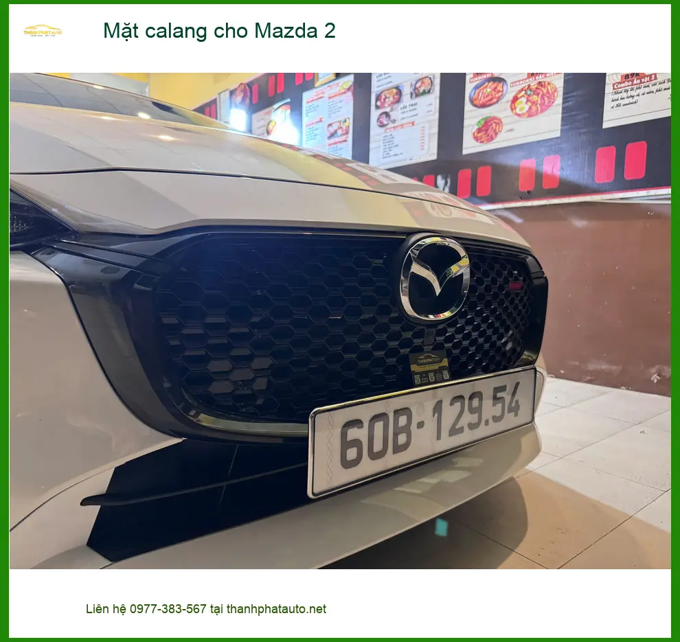 Anh Khôi thay mặt calang cho Mazda 2 tại Hóc Môn vì calang cũ xuống cấp