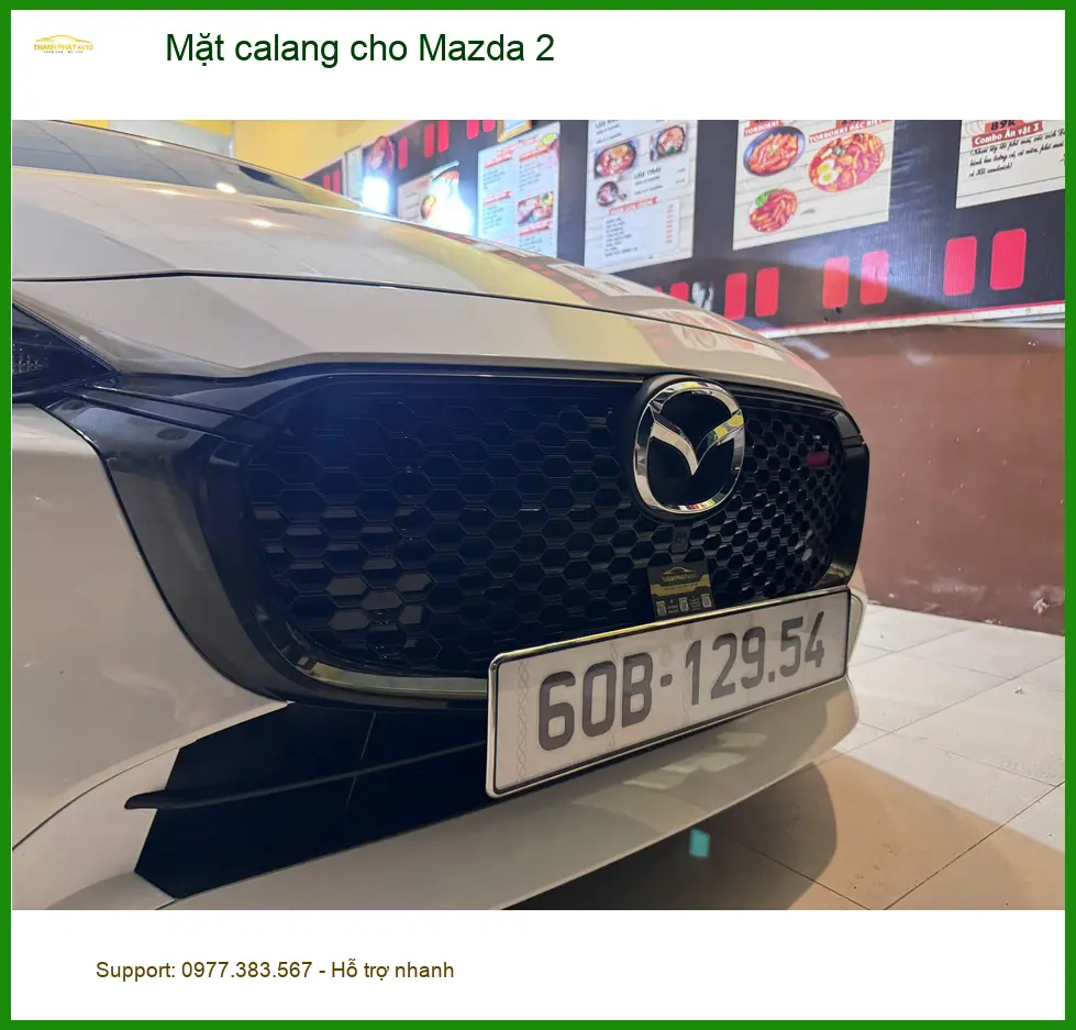 Anh Dũng nâng cấp mặt calang cho Mazda 2 tại Quận Gò Vấp, xe nhìn sang hơn ảnh thực tế 2