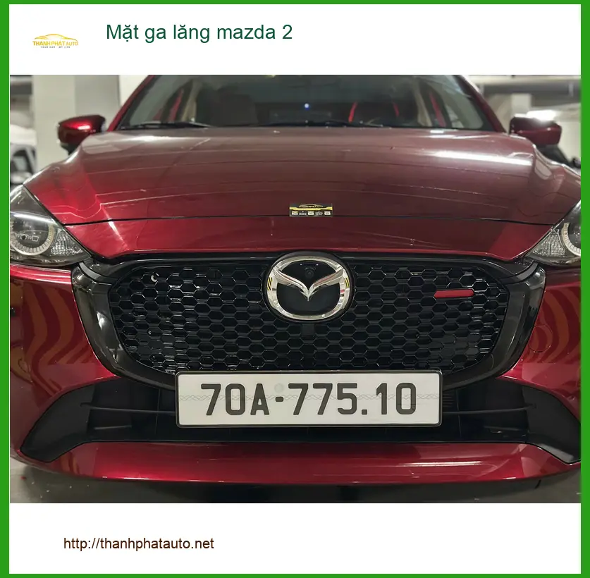 Anh Minh độ Mặt ga lăng Mazda 2 tại Quận 11 để xe trông mới và sang trọng hơn ảnh thực tế 2