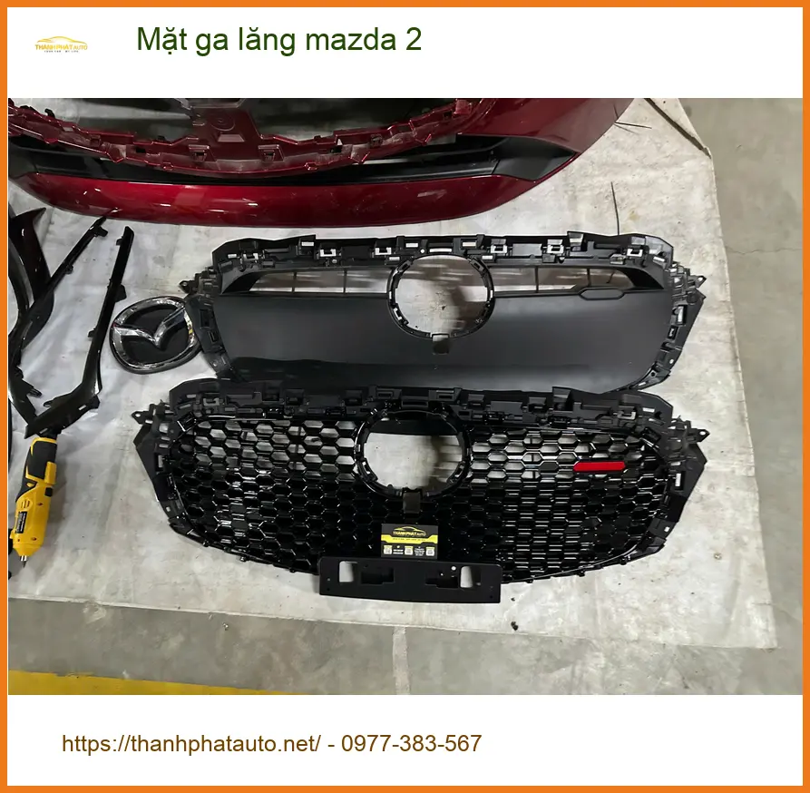 Anh Lân độ mặt ga lăng Mazda 2 tại Quận 8 để xe trông thể thao hơn