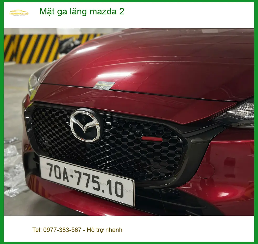 Anh Minh thay Mặt ga lăng Mazda 2 tại Quận 10 để nâng cấp diện mạo xe ảnh thực tế 2