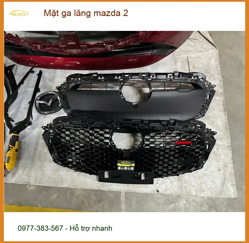 Anh Trọng Độ Mặt Ga Lăng Mazda 2 Tại Quận Thủ Đức Để Tạo Điểm Nhấn Khác Biệt ảnh thực tế 2