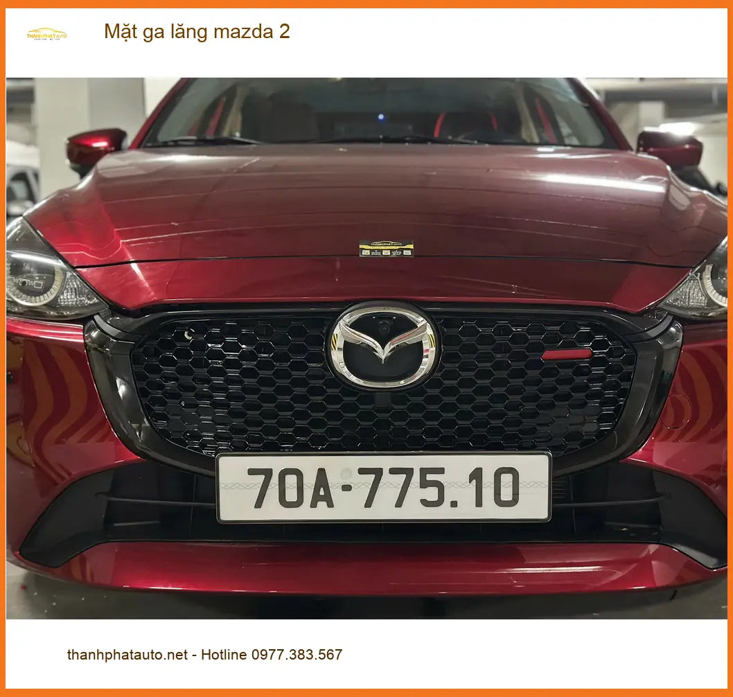 Anh Lân độ mặt ga lăng Mazda 2 tại Quận 8 để xe trông thể thao hơn ảnh thực tế 2