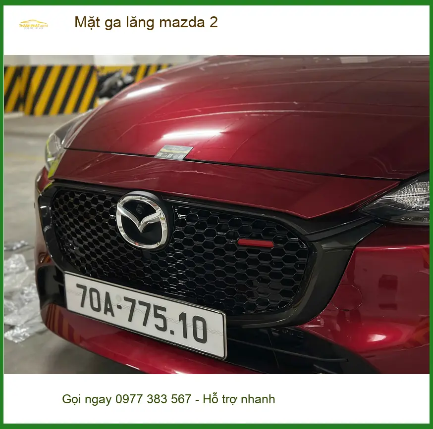 Anh Lân độ mặt ga lăng Mazda 2 tại Quận 8 để xe trông thể thao hơn ảnh thực tế 3