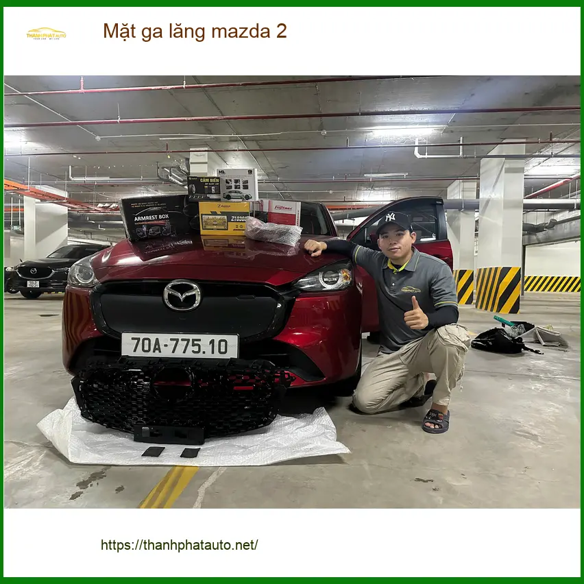 Anh Lân độ mặt ga lăng Mazda 2 tại Quận 8 để xe trông thể thao hơn ảnh thực tế 5