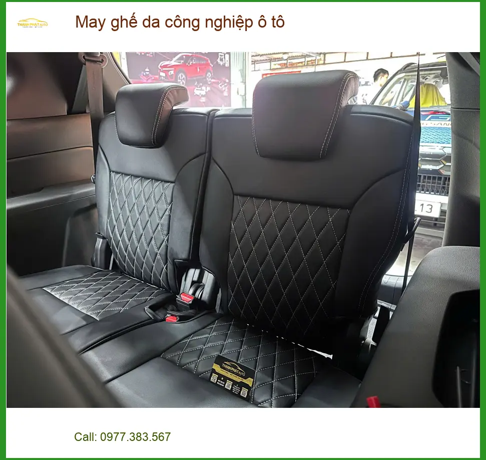 Anh Cường may ghế da công nghiệp ô tô Hyundai Elantra Quận Tân Bình, nội thất sang trọng hơn ảnh thực tế 2