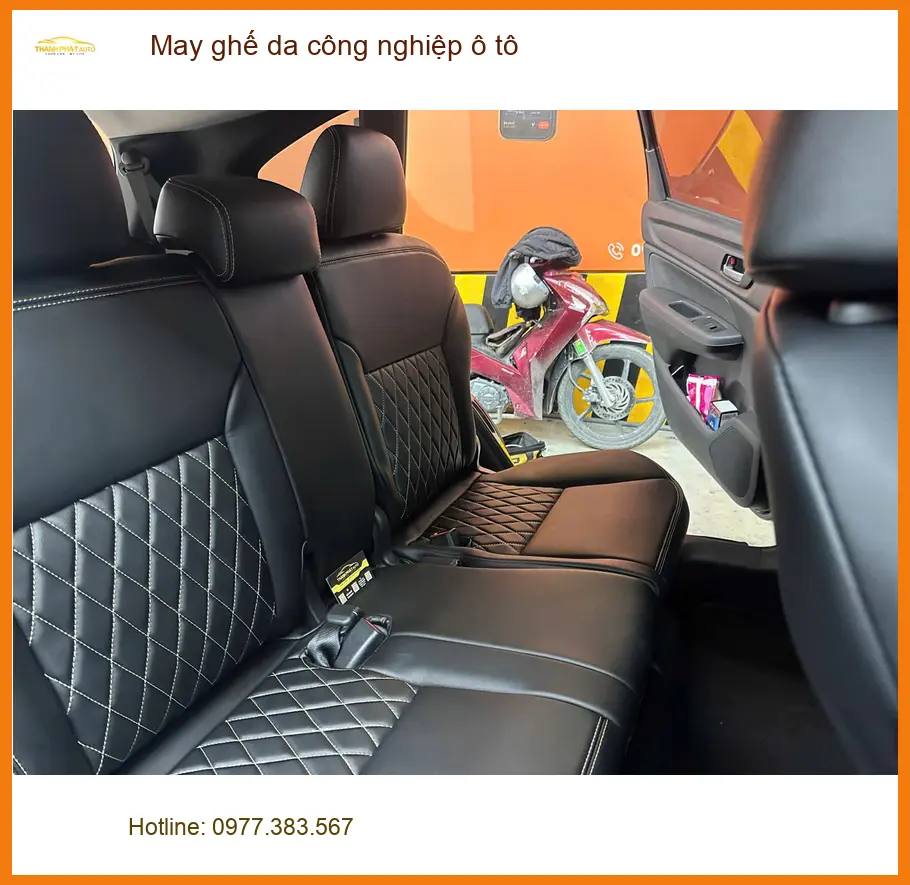Anh Cường may ghế da công nghiệp ô tô Hyundai Elantra Quận Tân Bình, nội thất sang trọng hơn ảnh thực tế 4