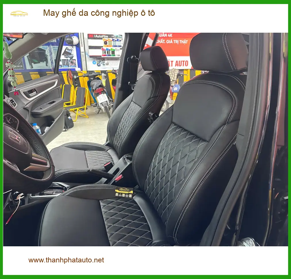 Chú Quang bọc ghế da công nghiệp Kia K3 tại Quận 11 giúp nội thất sạch đẹp ảnh thực tế 2