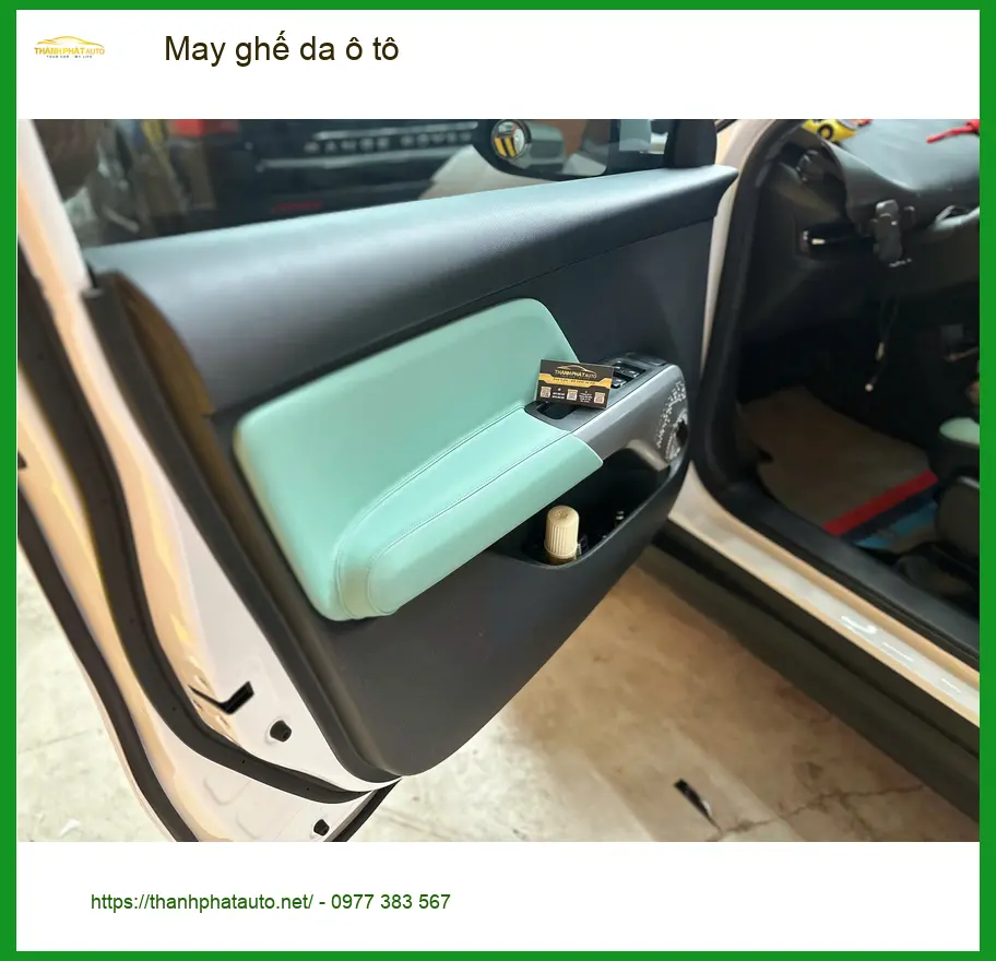 Anh Tấn may ghế da ô tô Honda CRV tại Hóc Môn để nâng tầm nội thất sang trọng ảnh thực tế 2