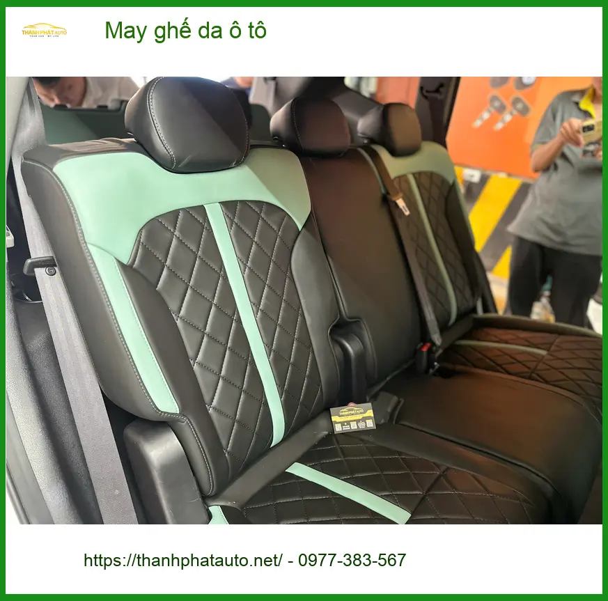 Anh Tấn may ghế da ô tô Honda CRV tại Hóc Môn để nâng tầm nội thất sang trọng ảnh thực tế 4