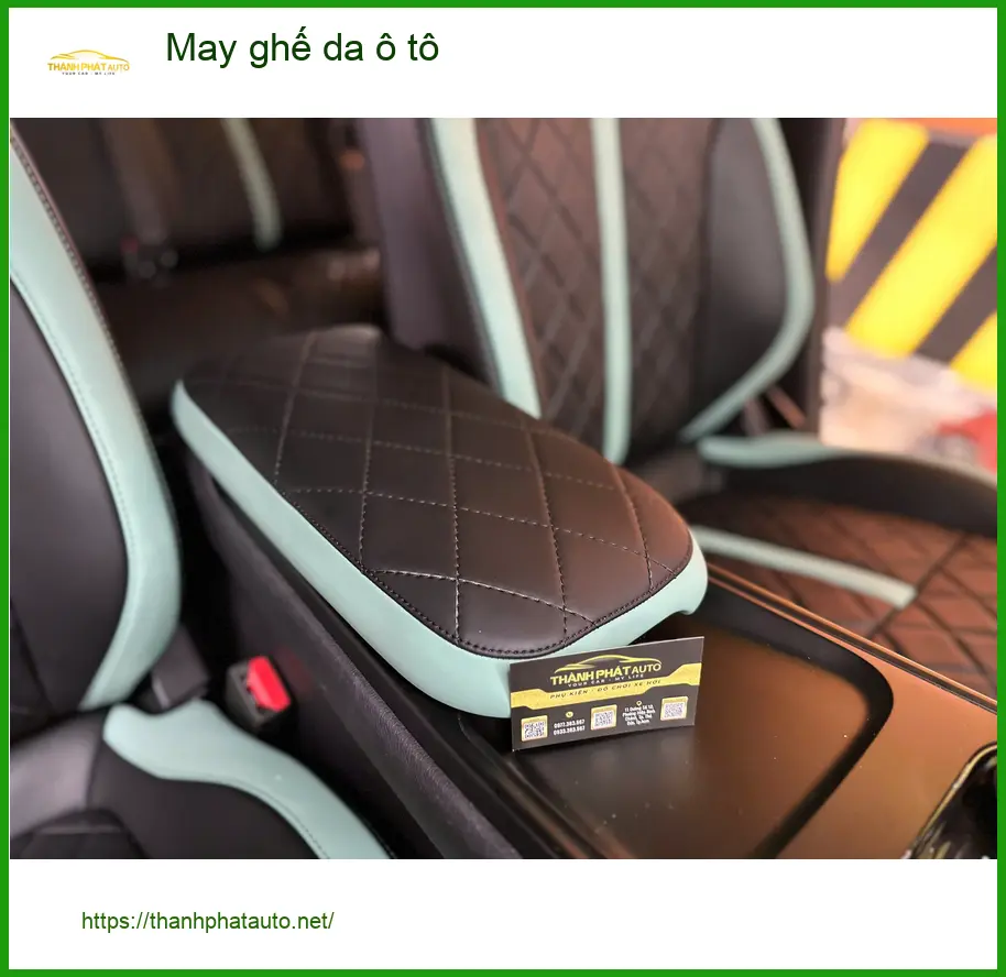 Anh Trọng may ghế da ô tô cho Hyundai Creta tại Phú Nhuận để nội thất sang trọng hơn ảnh thực tế 5