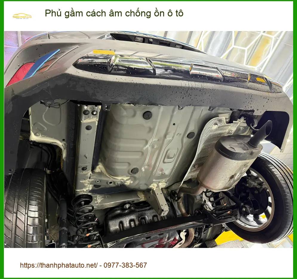 Bác Cường phủ gầm cách âm chống ồn ô tô Suzuki XL7 tại Nhà Bè để xe êm ái hơn ảnh thực tế 3