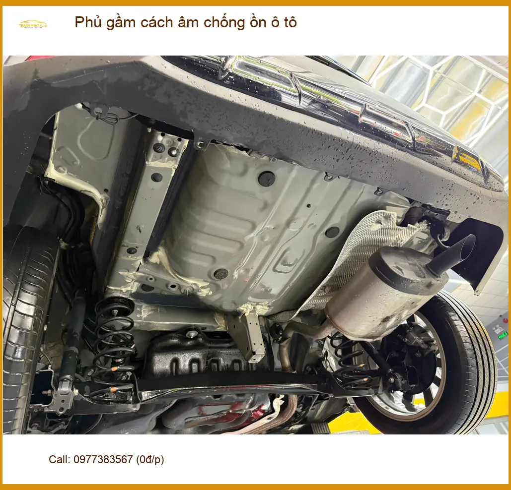 Bác Tùng phủ gầm cách âm chống ồn Mazda CX-5 tại Cần Giờ giúp xe êm ái ảnh thực tế 3