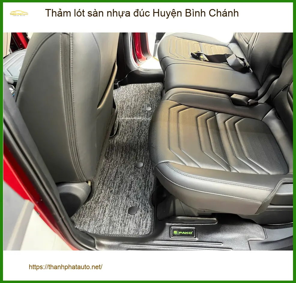 Nơi Lắp Thảm Lót Sàn Ô Tô lót sàn nhựa đúc Huyện Bình Chánh - Giá Tốt TPHCM ảnh thực tế 2