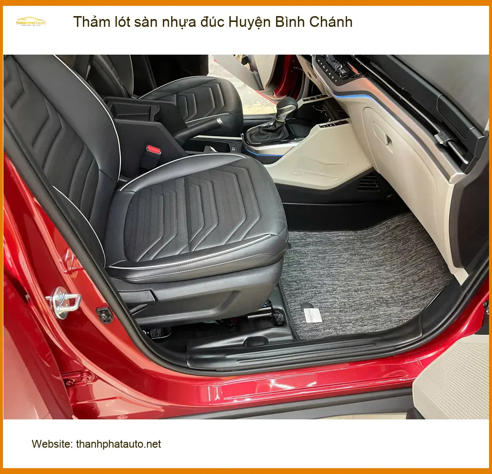 Nơi Lắp Thảm Lót Sàn Ô Tô lót sàn nhựa đúc Huyện Bình Chánh - Giá Tốt TPHCM ảnh thực tế 3